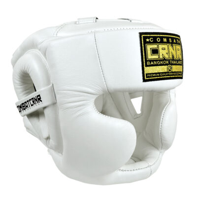 HMIT Full Face HEADGEAR WHITE ANGLE 3
