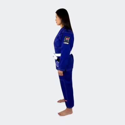 GI de BJJ para mujer Color AZUL ROYAL V6